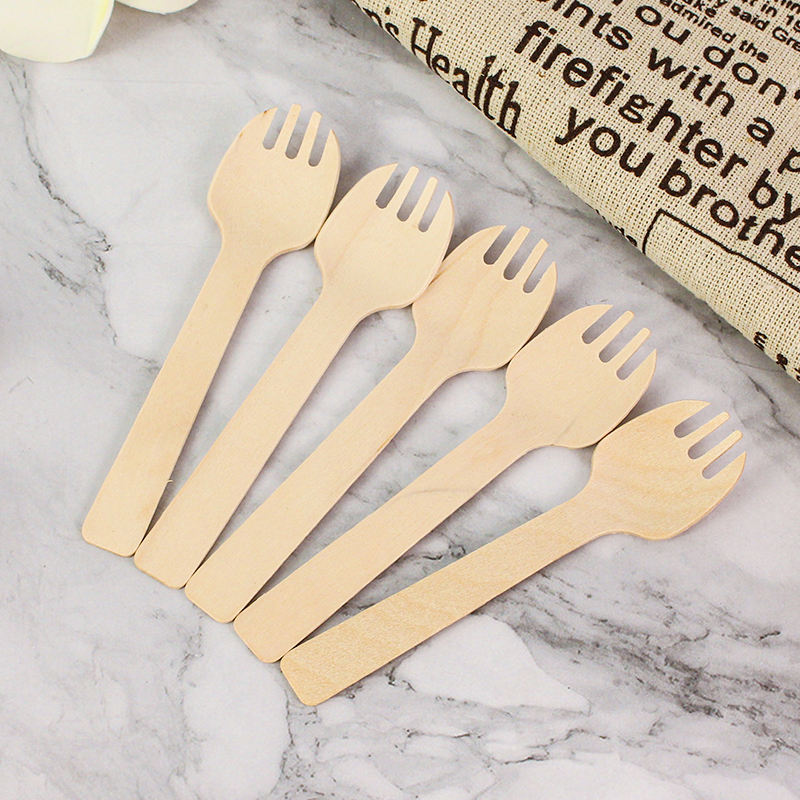 160mm Eco-Friendly Wooden Spork
