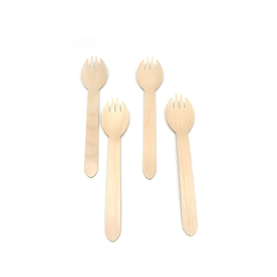 160mm Eco-Friendly Wooden Spork