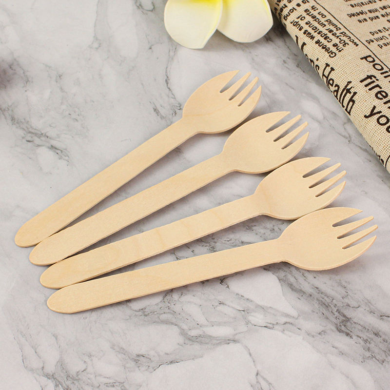 160mm Eco-Friendly Wooden Spork