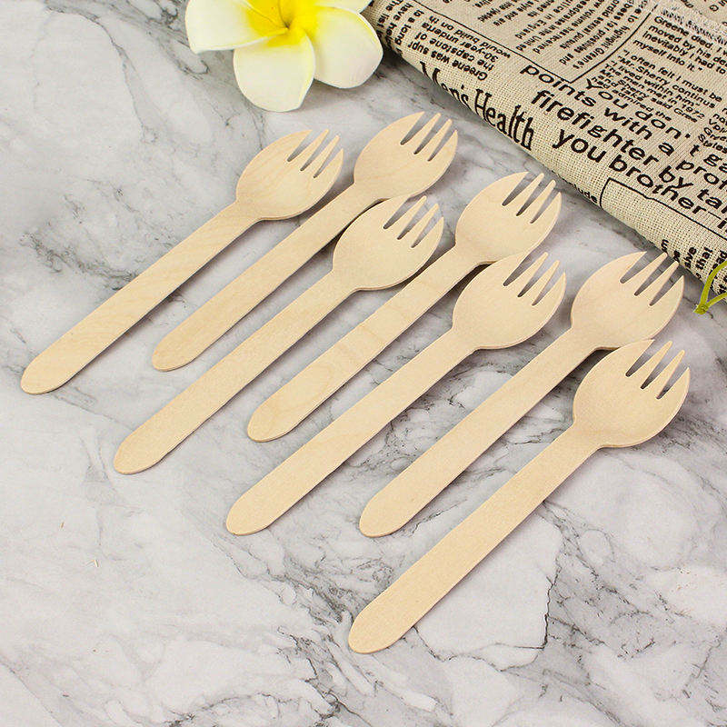 160mm Eco-Friendly Wooden Spork