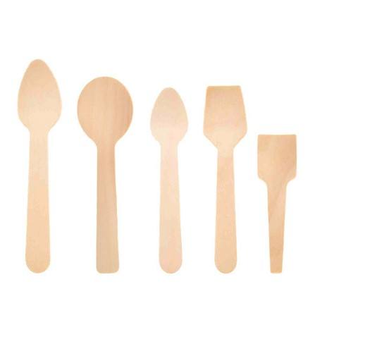 Disposable Wooden Large Ice Cream Scoop