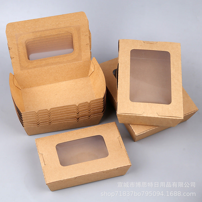Kraft Paper Box with Window