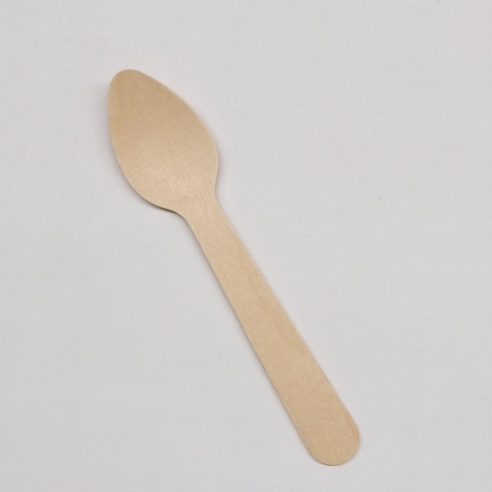 100mm Eco-Friendly Round-Head Wooden Spoon