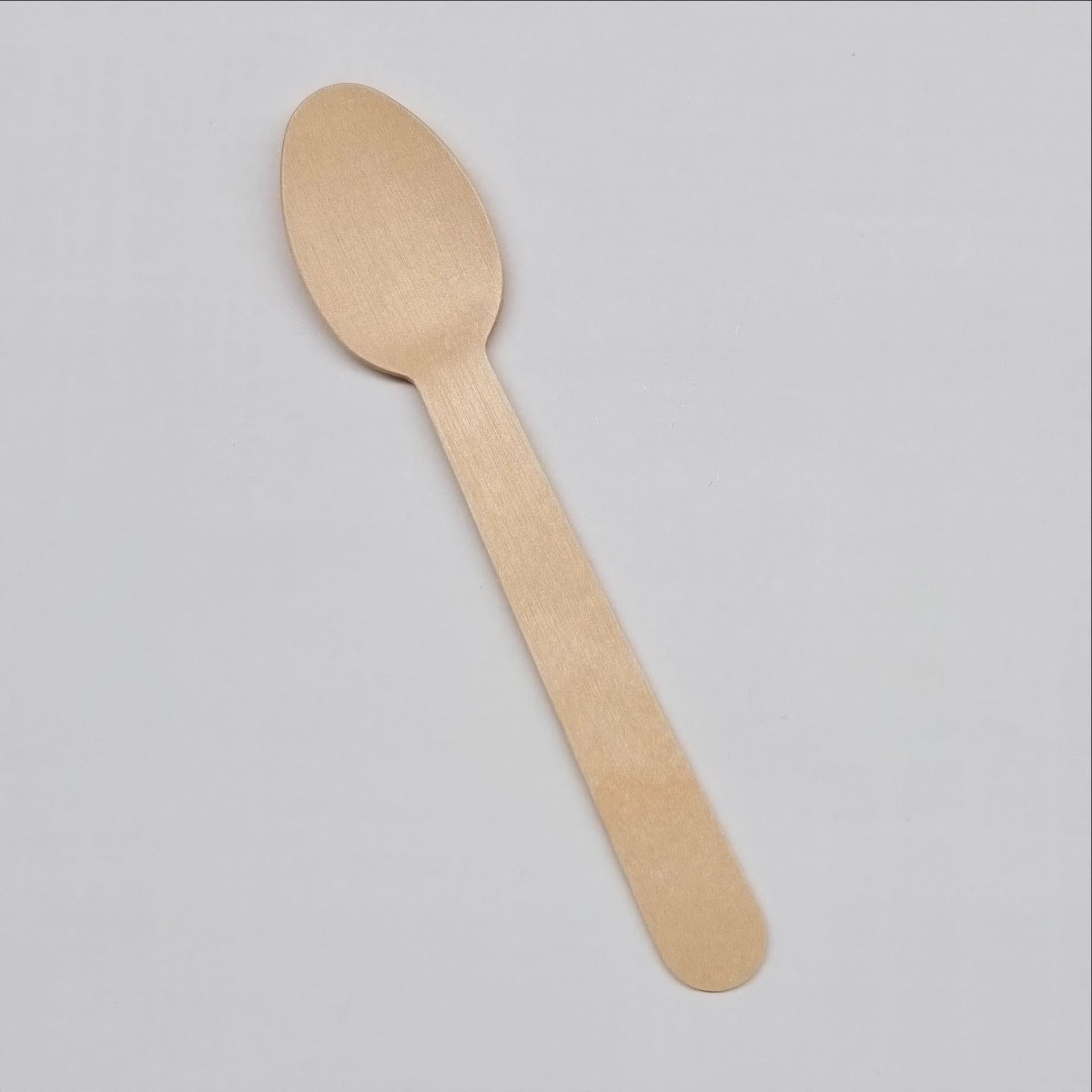 100mm Eco-Friendly Round-Head Wooden Spoon