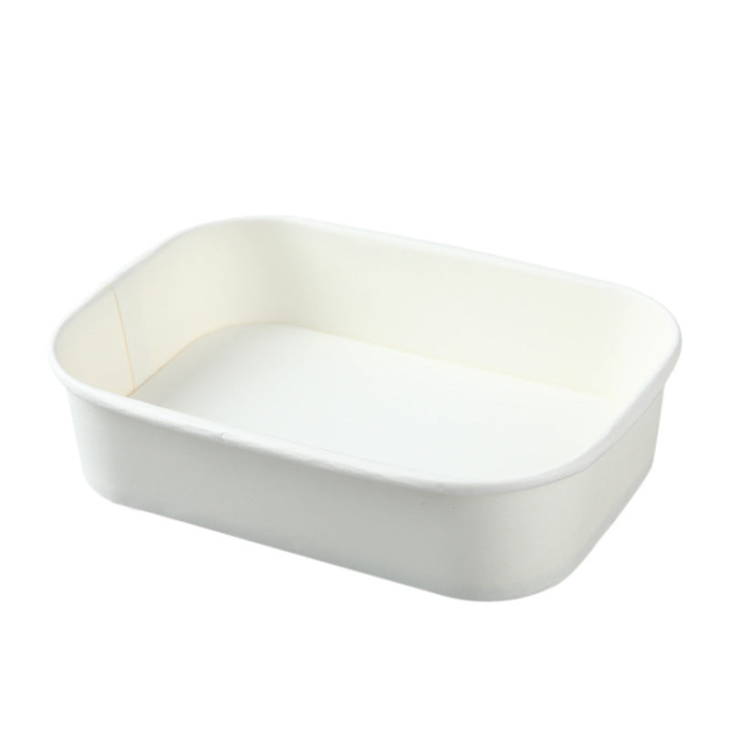 Rectangle Paper Bowls with Lids